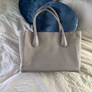 Dagne Dover Taupe Beige Tote Bag